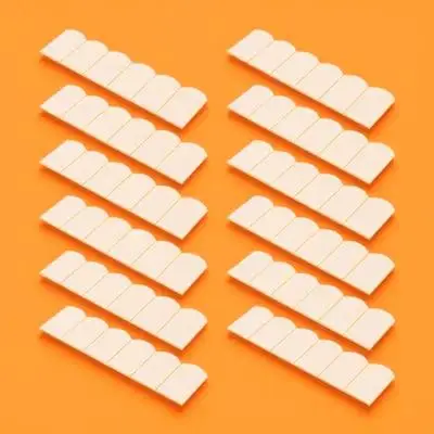 

24Pcs Mini Wood Roof Tile Accessories Miniature Roof Tile DIY Kit for Dollhouse Decoration Mini House Supplies