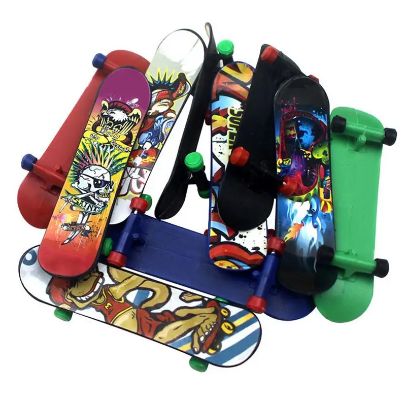 Mini skateboard professionale giocattoli Cool Finger Sports skateboard in plastica giocattoli creativi con punta delle dita per adulti e bambini