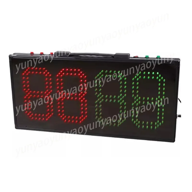 

LED Soccer Referee Board Electronic Substitute Sign 4 Digit with Remote for Football Match Injury Time Official Match Tool