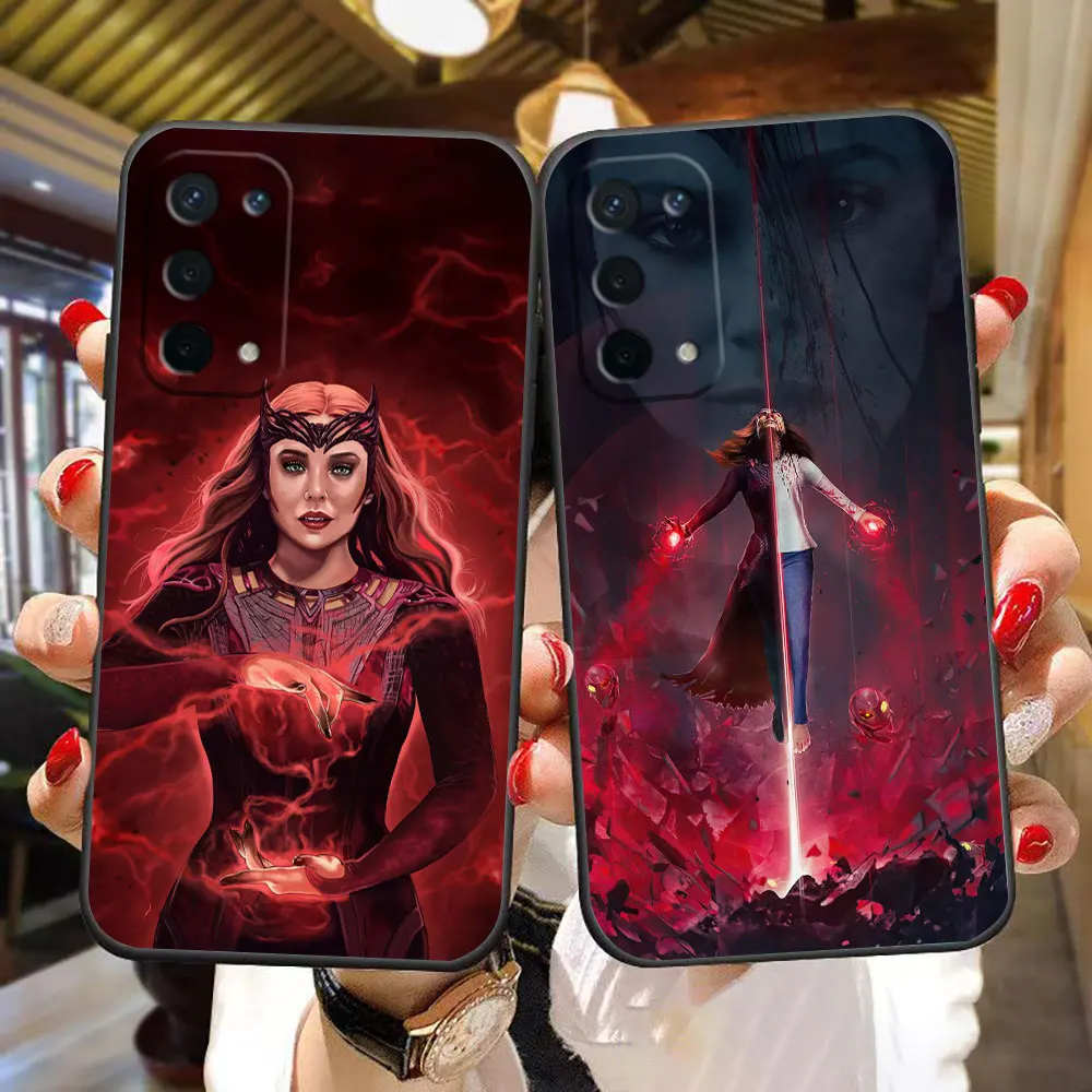 

Marvel Wanda The Witch Case For OPPO A9 A15 A16 A17 A38 A53 A54 A55 A57 A60 A71 A73 A74 A76 A778 A92 A93 A94 A98 Case Funda Capa