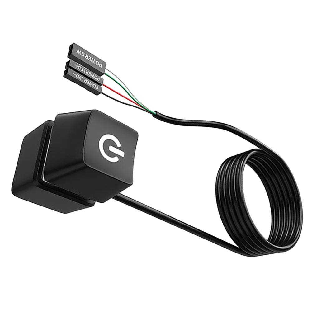 Motherboard Computer External Switch Power Supply Pushbutton Rubber Desktop Case