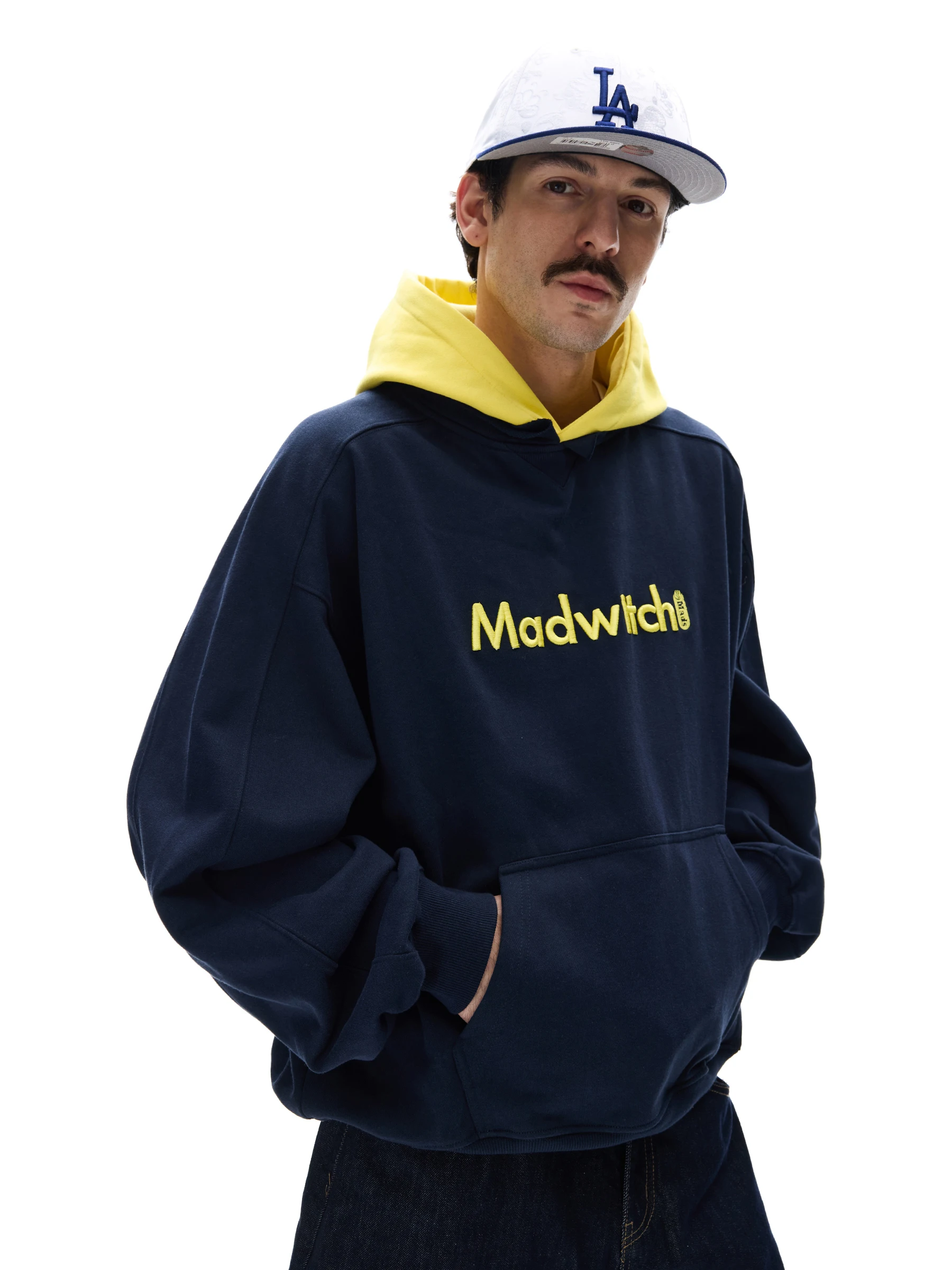 

Худи MADWITCH Original American Trendy Brand с вышивкой букв, цветной, свободный крой, повседневный, хлопковый свитшот