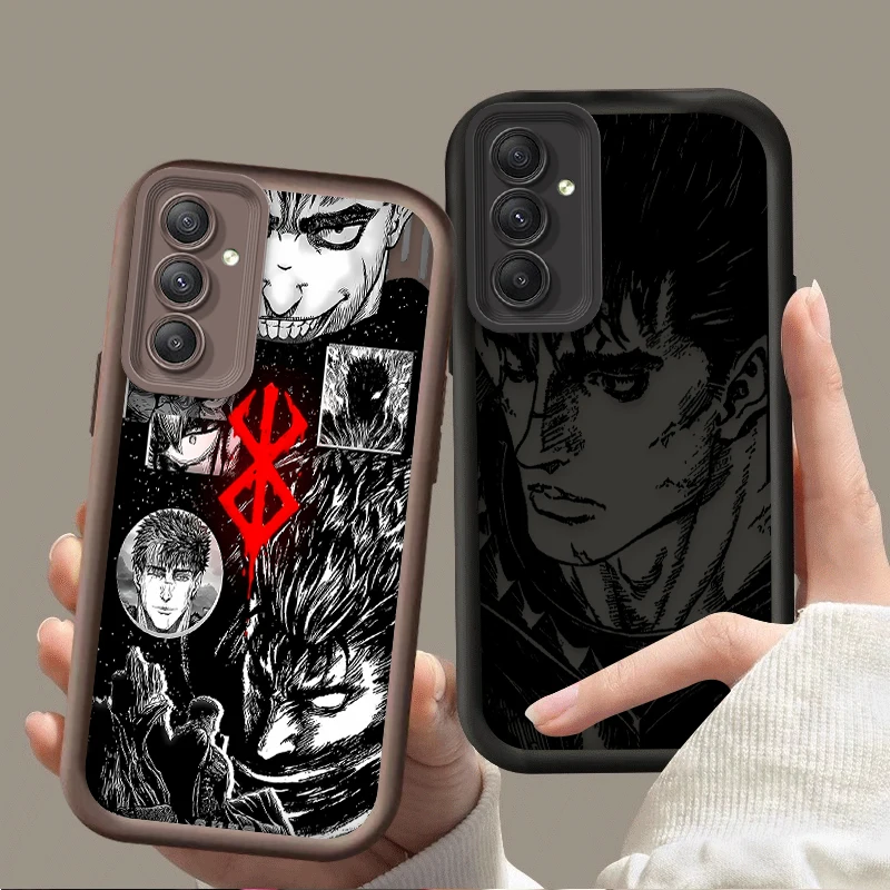 Berserk Guts Anime Phone Case for Samsung Galaxy A54 A05 A05S A34 A24 A14 A53 A33 A23 A13 A52 A52S A32 A22 A12 A71 A51 A31 A50