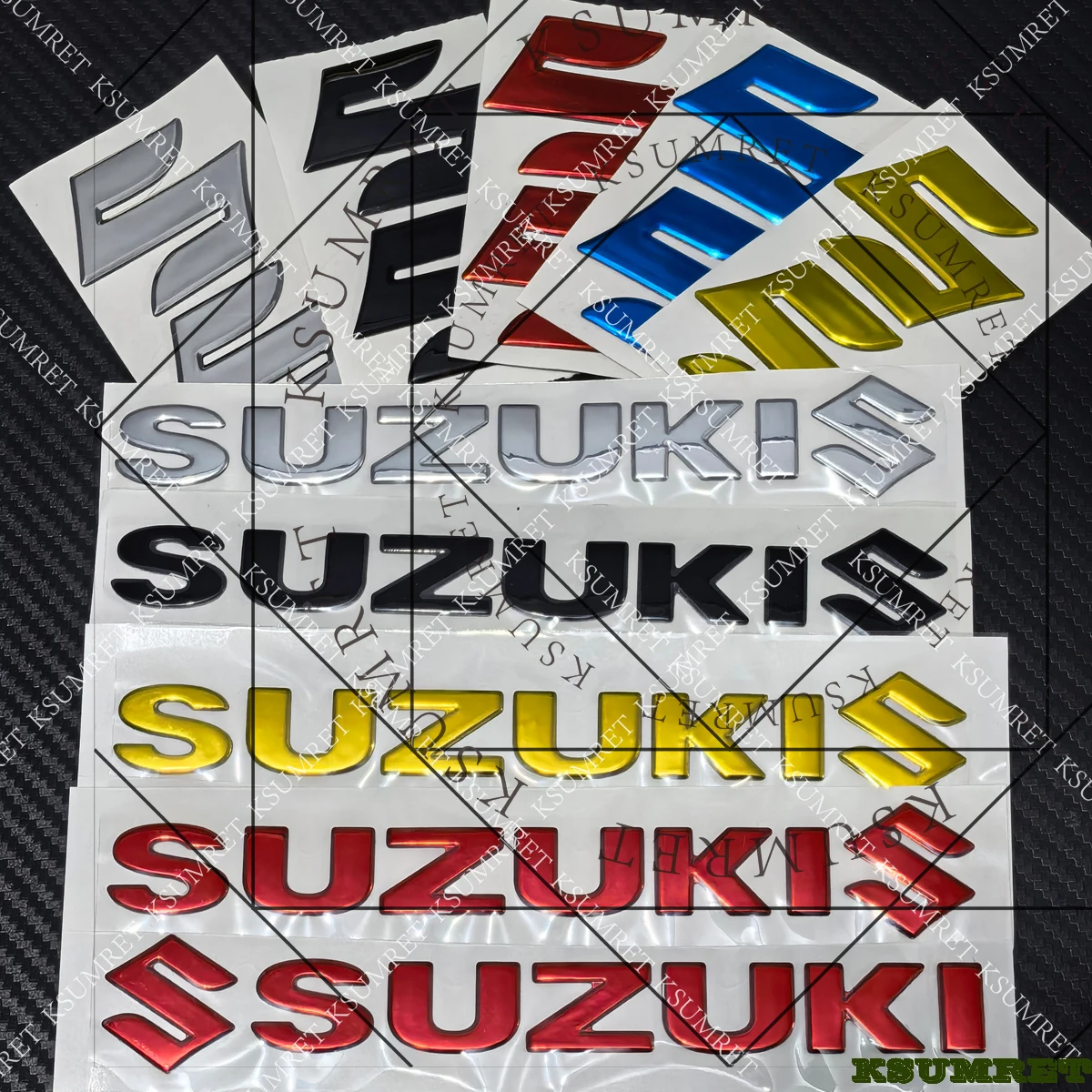 

3D For Suzuki Sticker Motorcycle Tank Logo Decal