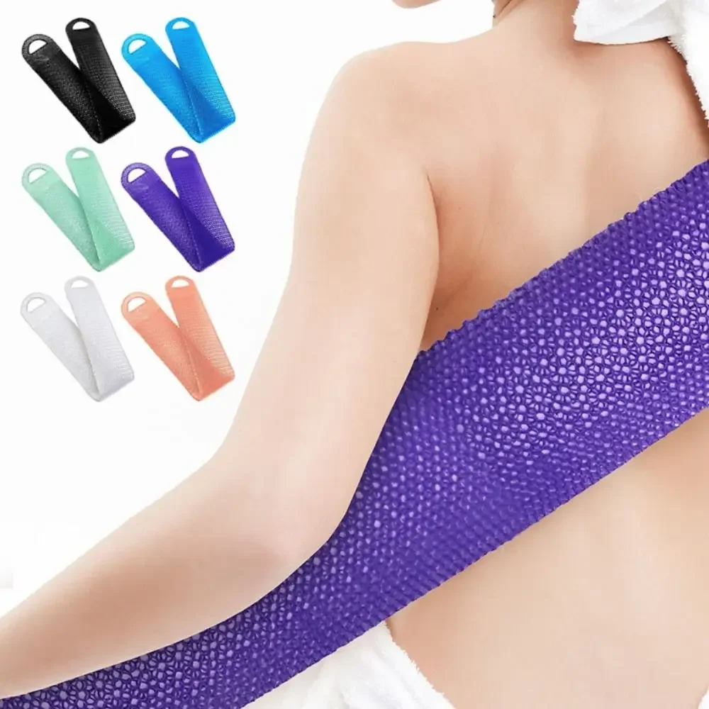 Healthy TPU Material Bath Face Towel Deep Cleansing Duick-dry Honeycomb Massage Towel Antibacterial Back Bath Ball Shower Use