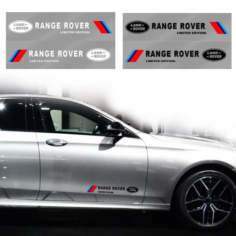 

2Pcs Car Body Decoration Stickers Door Personalized Sport 3D Stickers For Land Rover Sport Rnage Rover 2 3 Freelander Defender