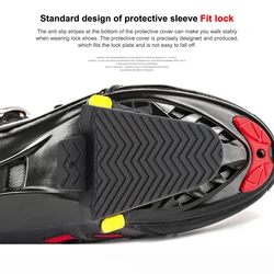 Cleat Protective Cover Rubber Bike Pedal Cleats Covers Bicycle Parts for Cycling