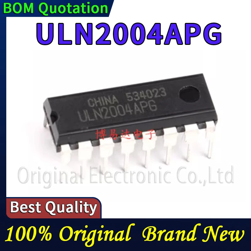 

5 шт. ULN2004APG В наличии Оригинальные высококачественные компоненты