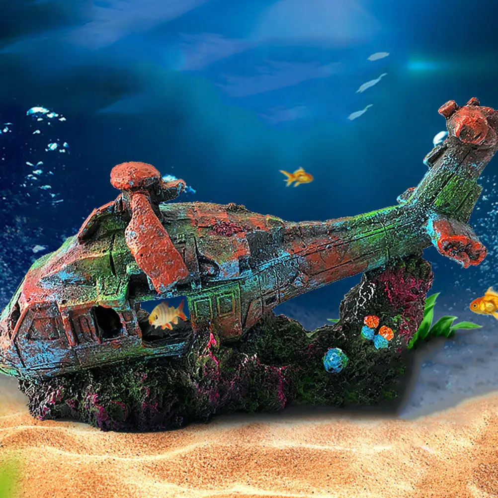 

Высококачественное украшение из смолы в виде самолета для аквариума, подводного декора, украшения рабочего стола, офиса, дома, ландшафтного дизайна