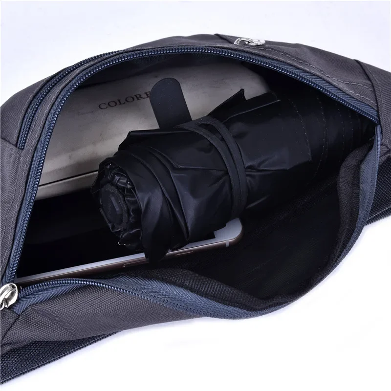 New Waist Pack Multi-shoulder Oblique Bag Waterproof Oxford Cloth Chest Outdoor Sports Mobile Phone Bag