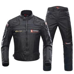 DUHAN Winter Waterproof Motorcycle Cross Country Jacket Motorcycle Riding Pants Men's Motorcycle Jacket  Motorcycle Clothing