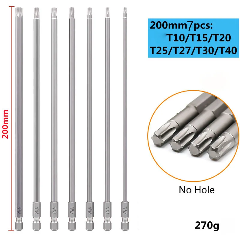 200mm Magnetic Torx Screwdriver 1/4\