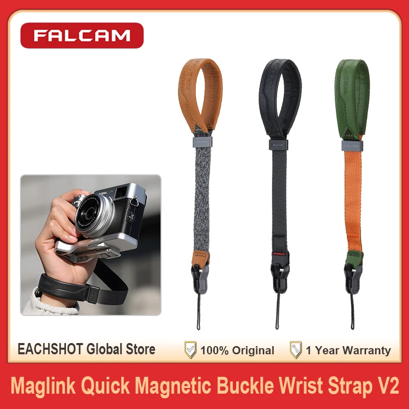 

FALCAM Maglink Quick Magnetic Buckle Wrist Strap V2 Fashionable Bracelet for Street Photography Shooting Camera M00B5101