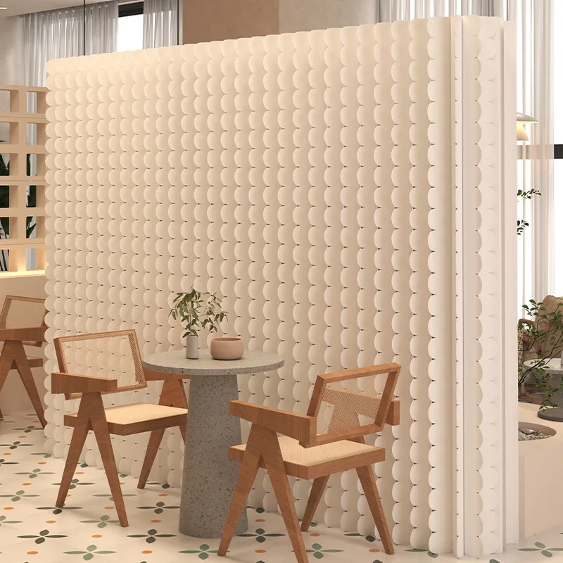 Room Divider Screen Living Room Office Paper Partition Fake Wall Bedroom Separator Panel Commercial Beauty Salon Background