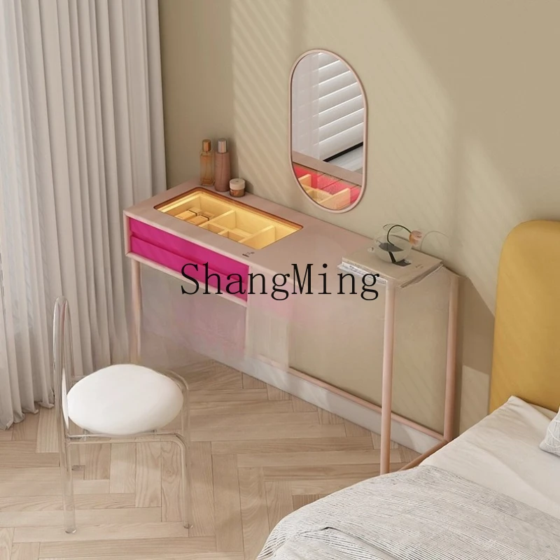 

SM Multifunctional Dresser Modern Simple Bedroom Storage Cabinet Integrated Makeup Table