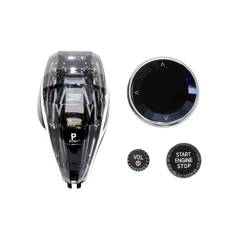 Wholesale Crystal Gear Shift Knob Set for BMW X5 X6 3 5 Series G20 X3 G01 X4 G02 G304 G30 Accessories