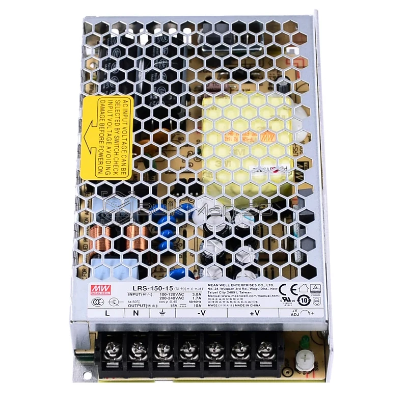 Meanwell LRS150 alimentatore Switching 150W uscita singola DC 12V 15V 24V 36V 48V Mean Well MW LRS-150