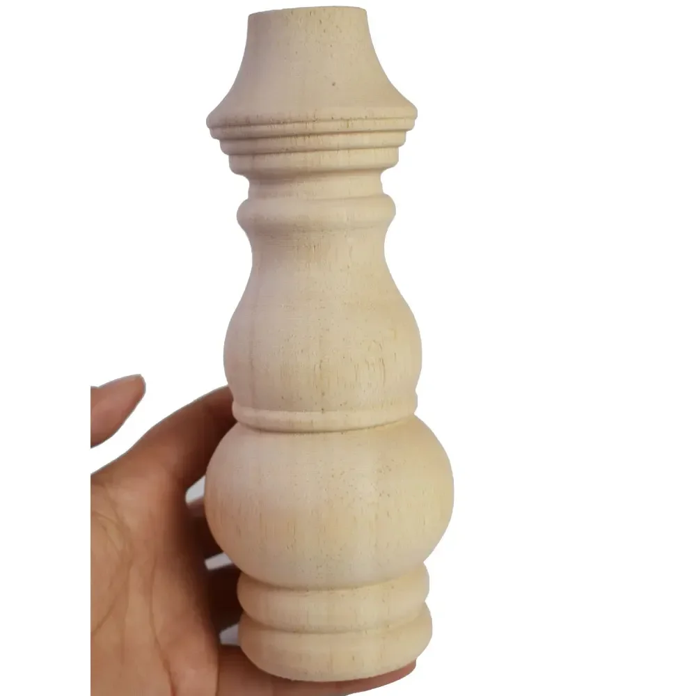 1PC 18x7cm European Style Solid Wood Carved Furniture Foot Legs Cabinet Seat Feets Vintage Home Decor Decoration Accessories