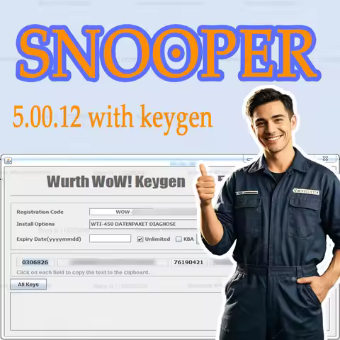 2025 Diagnostic Tool w-ur-th with Keygen W-O-W V5.00.12 W-O-W 5.00.8 R2 Software For Car TruckMulti-languages Reset function