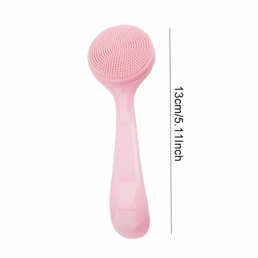 Silikonowa szczoteczka do mycia twarzy, miękka, przyjazna dla skóry, do peelingu, nakładka do szorowania, szczoteczki do czyszczenia twarzy i nosa, narzędzia do usuwania zaskórników.