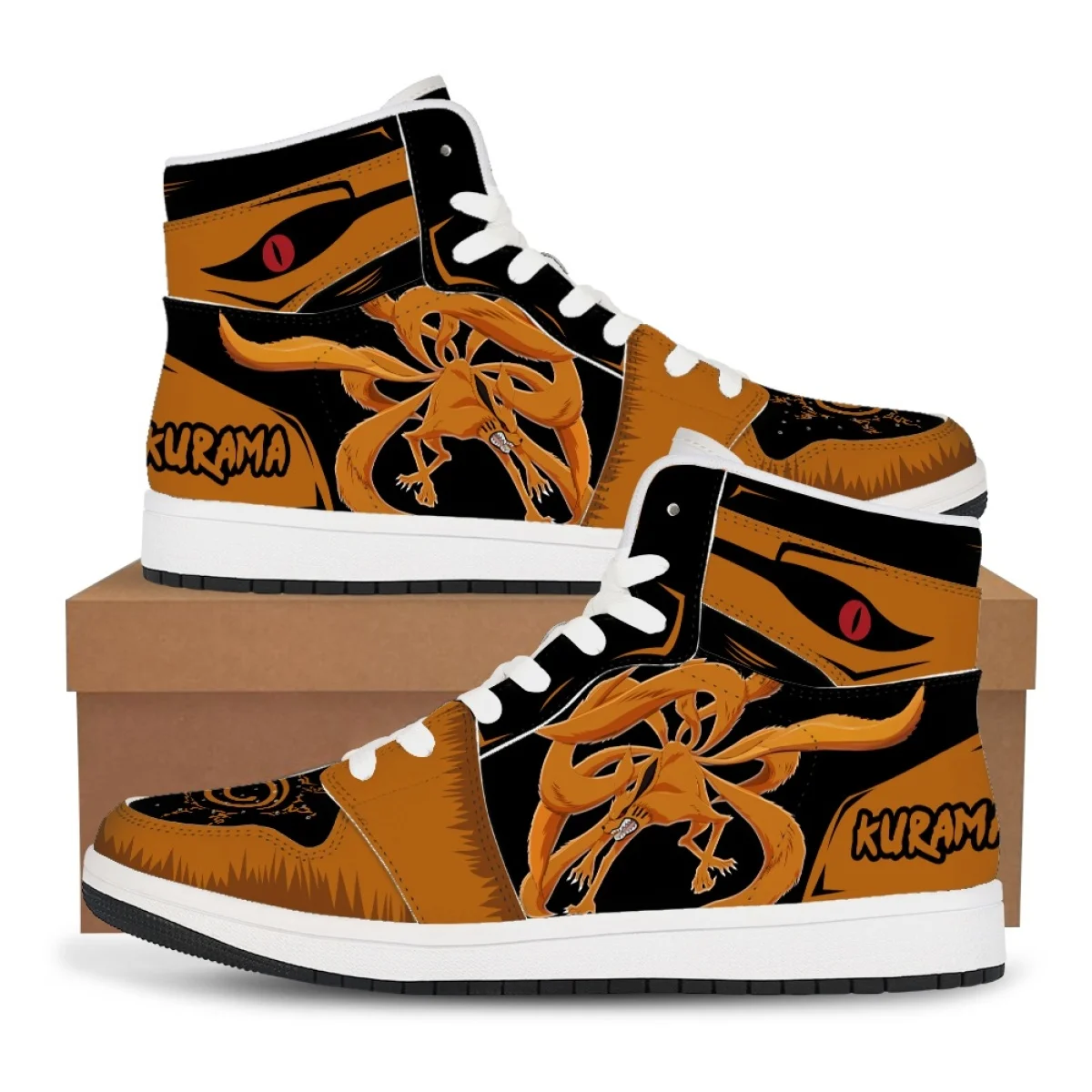 

Akatsuki Cloud Naruto Anime Shoes Unisex Casual Sneakers Men Women Fashion Basketball Shoes Custom Cosplay Holiday Birthday Gift