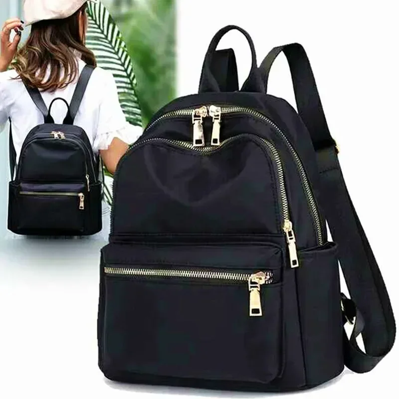 New Fashion Women Backpack Large Capacity Waterproof Laptop Girls School Bag Casual Travel Rucksack Trendy Ladies Shoulder Bag