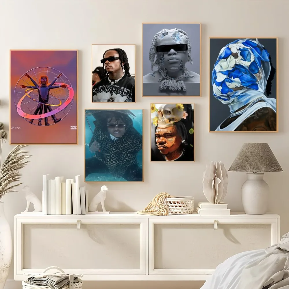 Rapper Gunna One of Wun Poster Prints Wall Painting Bedroom Living Room Decoration Office Small