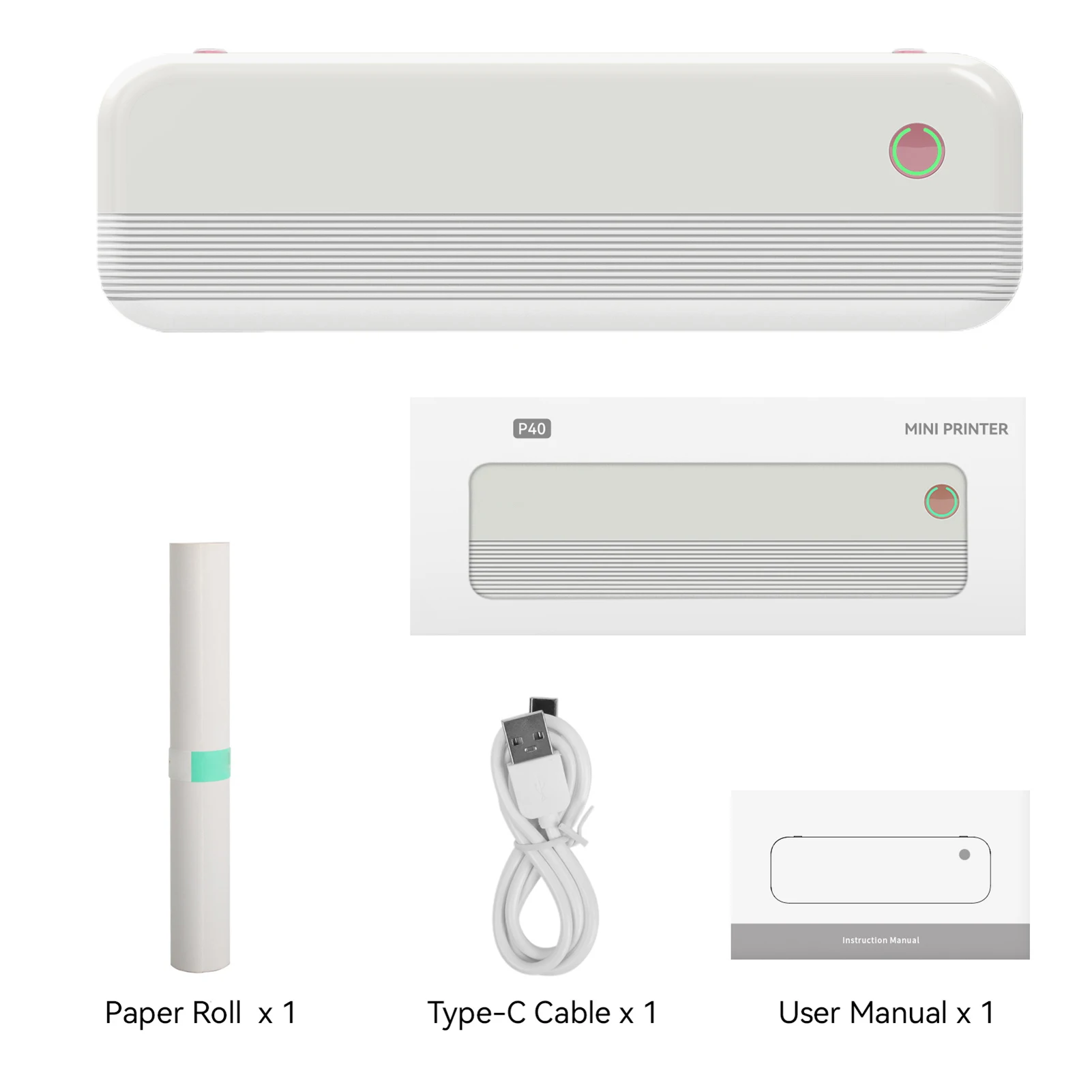 

【Sale】Peripage P40 A4 Portable Thermal Printer Wireless Mobile Photo Printer Support 2''/3''/4''/216mm/210mm A4&A5 Paper