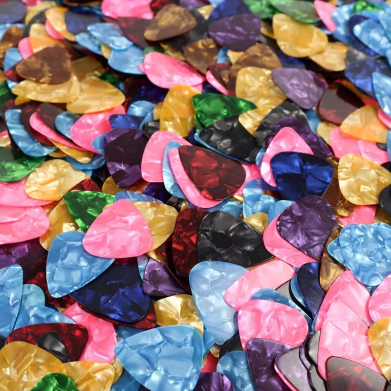 50 قطعة يختار الغيتار Plectrum الوسيط السيليلويد الكهربائية السلس الغيتار يختار باس الصوتية الغيتار الكهربائي الملحقات #6