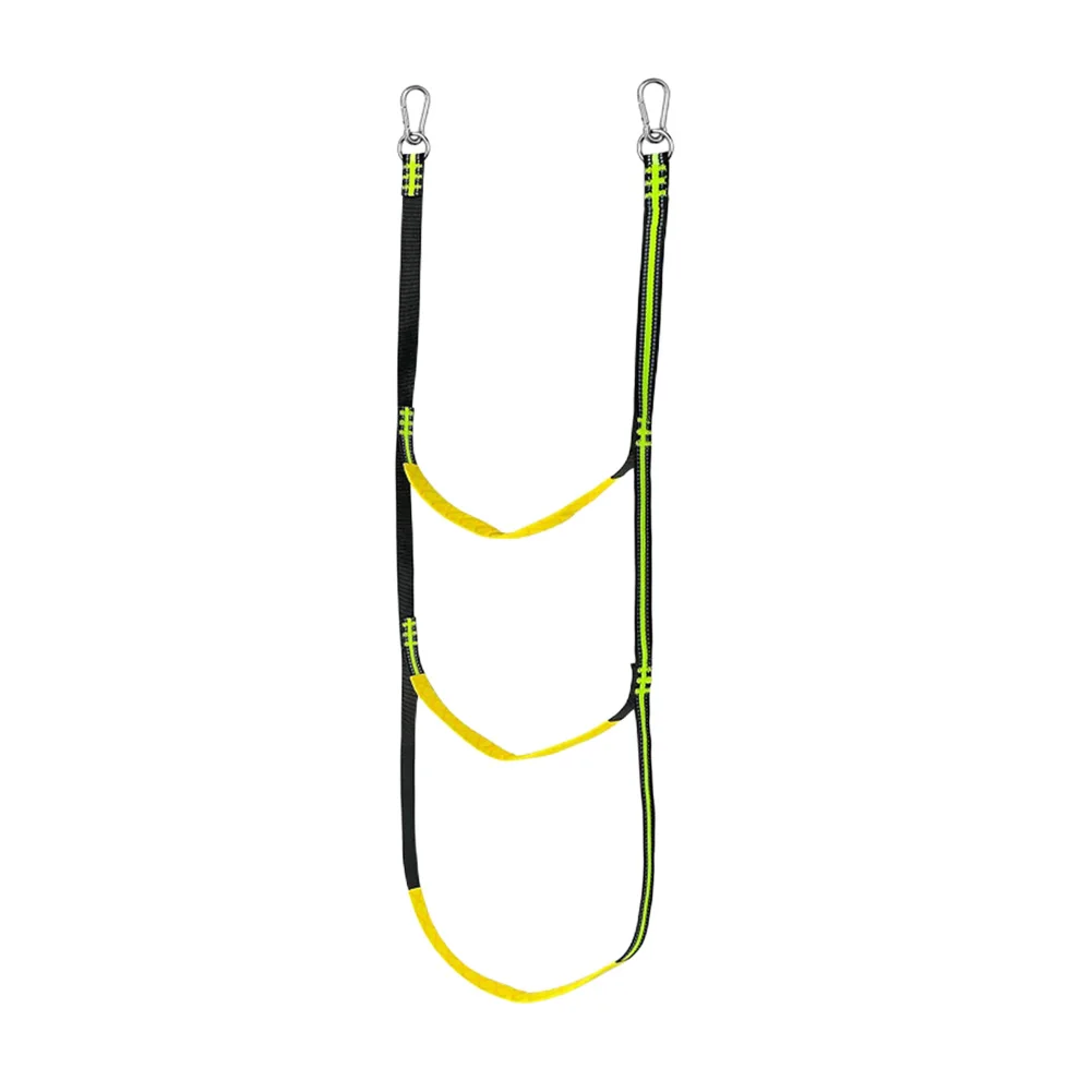 3/4/5 Step Boat Rope Ladder Soft Swim Ladder Stretchable Folding Rope Ladder for Motorboat Yacht Inflatable Boat for Kayak Canoe