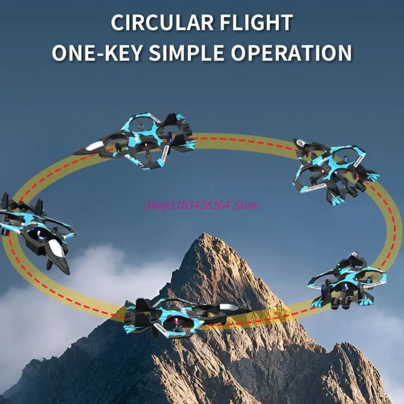  Remote Control Quadcopter Foam Combat Plane Featuring Gyro System For Stable Flight Long Flight Time Protective Design