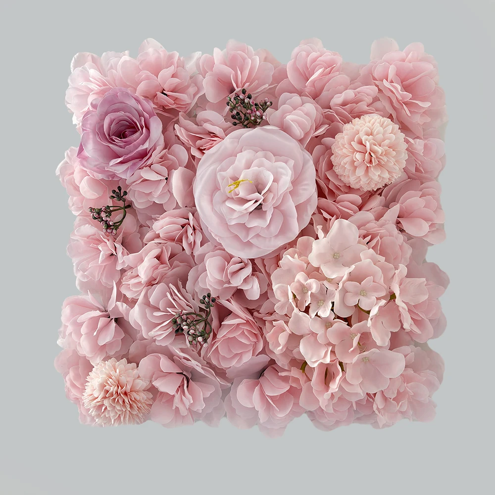 Artificial Flower Wall Panel 3D Rose Flower Background Artificial Rose Wall Party Wedding Backdrop Bridal Shower Home Decor