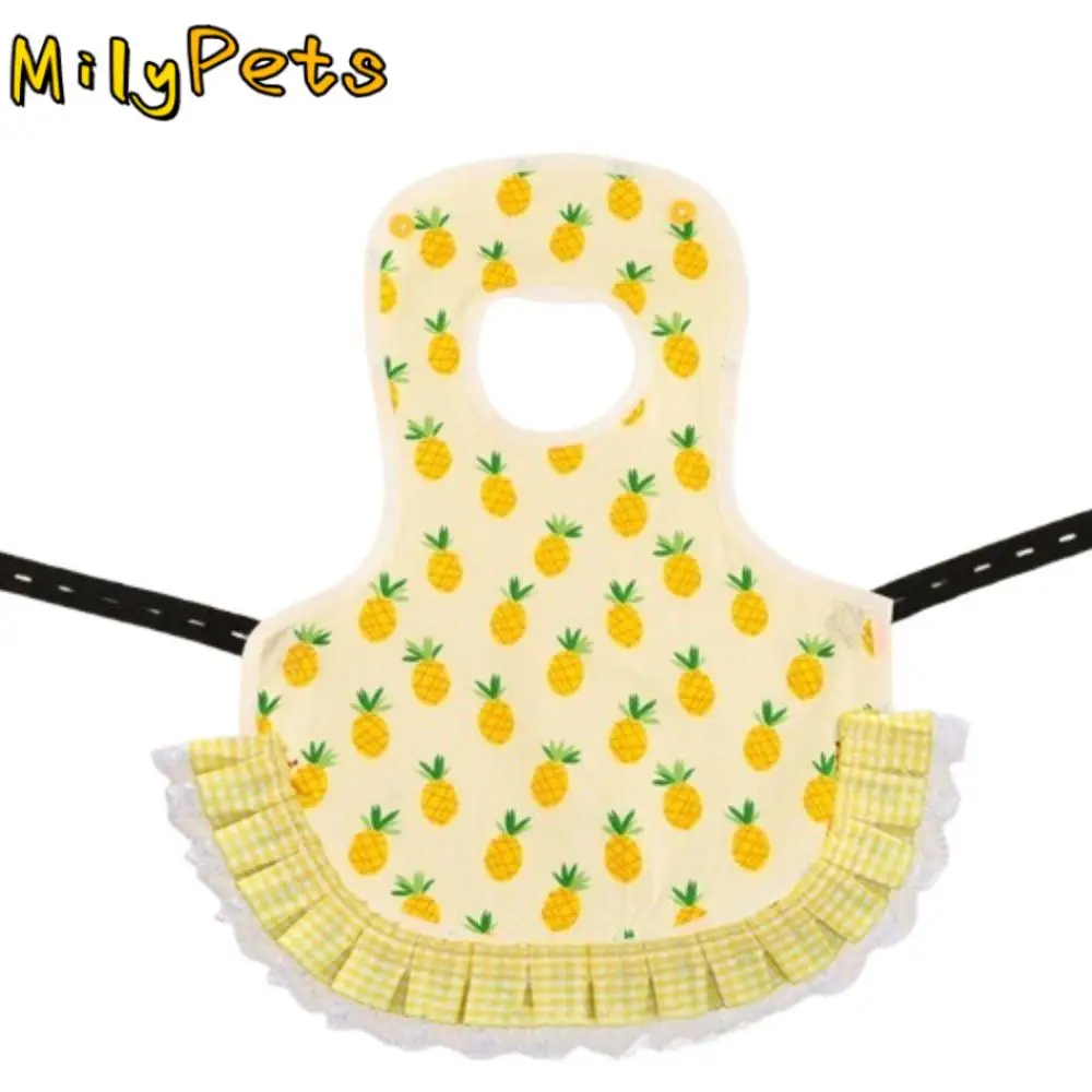 

Protecting Feathers Hen Apron Back Protector Adjustable Cloth Chicken Saddle Apron Double Layer Lace Edge Chicken Harness Vest