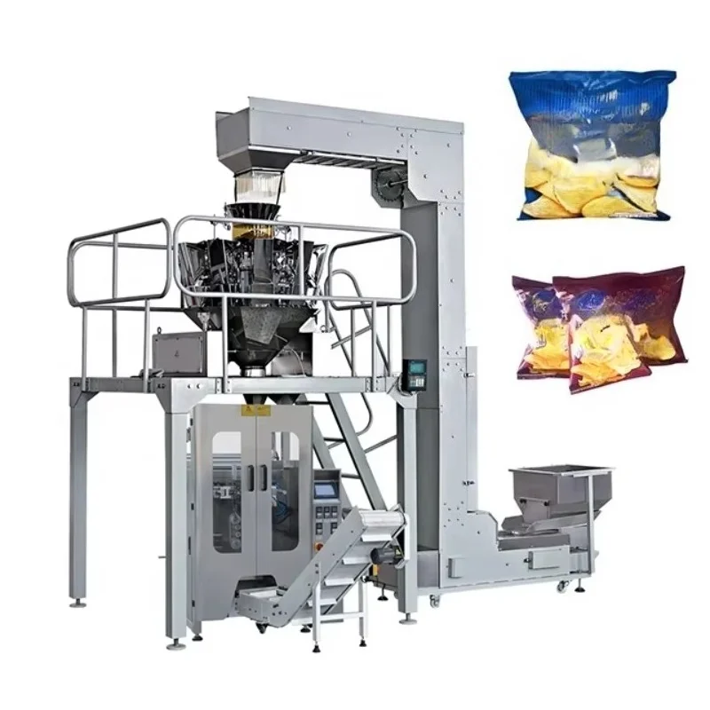 Customized Automatic Dry Snack Packing Machine For Cheese Balls Corn Puffs Filling Sealing Packaging Equipment