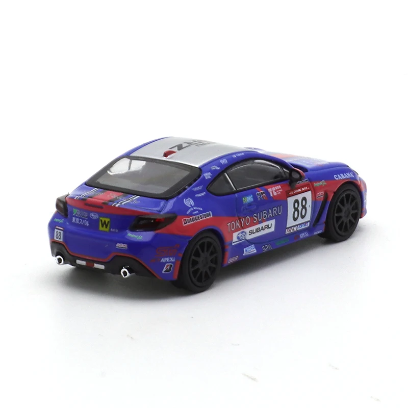 XCARTOYS POStore ACE 1/64 Subaru BRZ-TOKYO SUBARU Voiture Alliage Jouets Véhicule à Moteur Moulé Sous Pression En Métal Modèle Enfants Cadeau De Noël Jouets pour Garçons