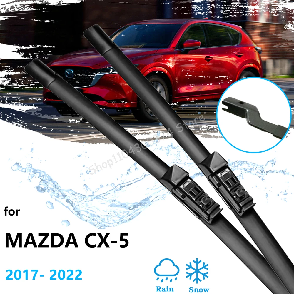 

For Mazda CX-5 CX5 CX 5 KF MK2 2017 2018 2019 2020 2021 2022 Front Rear Window Wiper Set Brushes Windscreen Windshield Cleaning