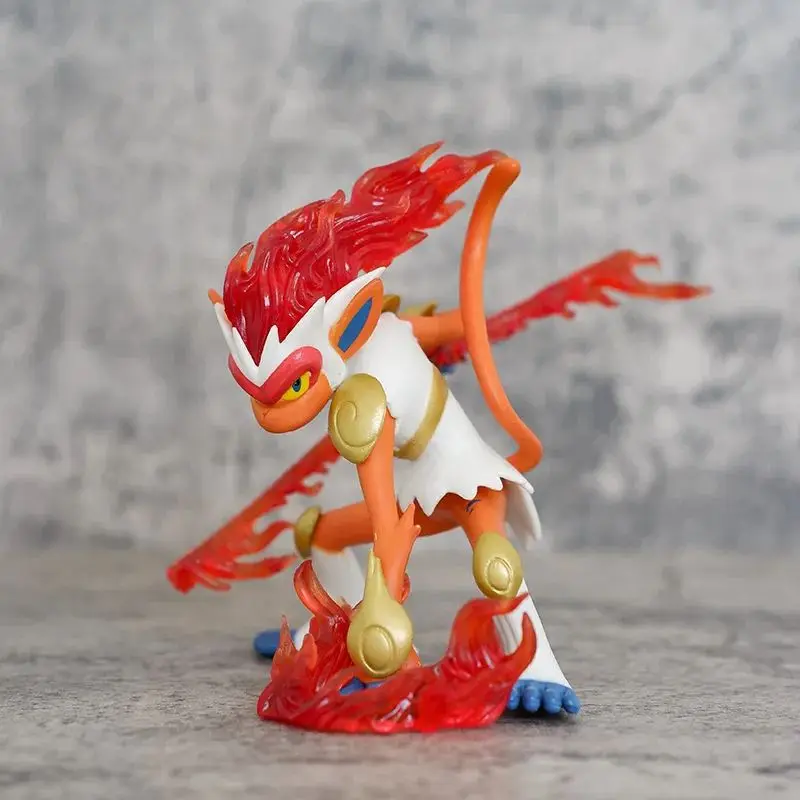 Kawaii Anime Pokemon Infernape Simiabraz Panfer Chimchar PVC Action Figure Game Statue Collectible Ornament Model Kids Toys Doll