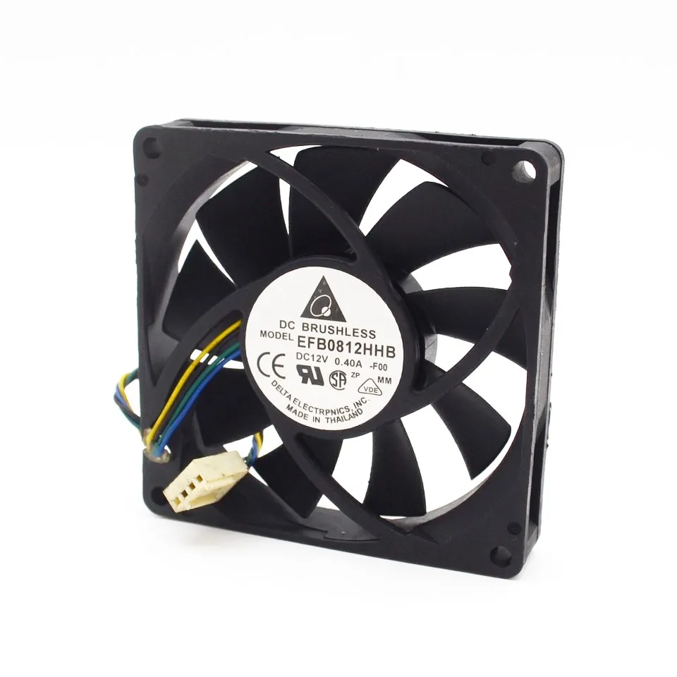 1 pz EFB0812HHB 8015 80mm 80*80*15 12V 0.40A PWM velocità ventola di raffreddamento regolabile per delta