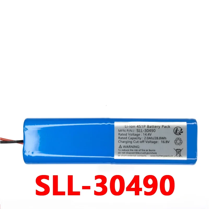 

SLL-30490 Li-ion 4S1P Battery Pack 14.4V 2.0Ah 28.8Wh Rechargeable Lithium Battery Pack