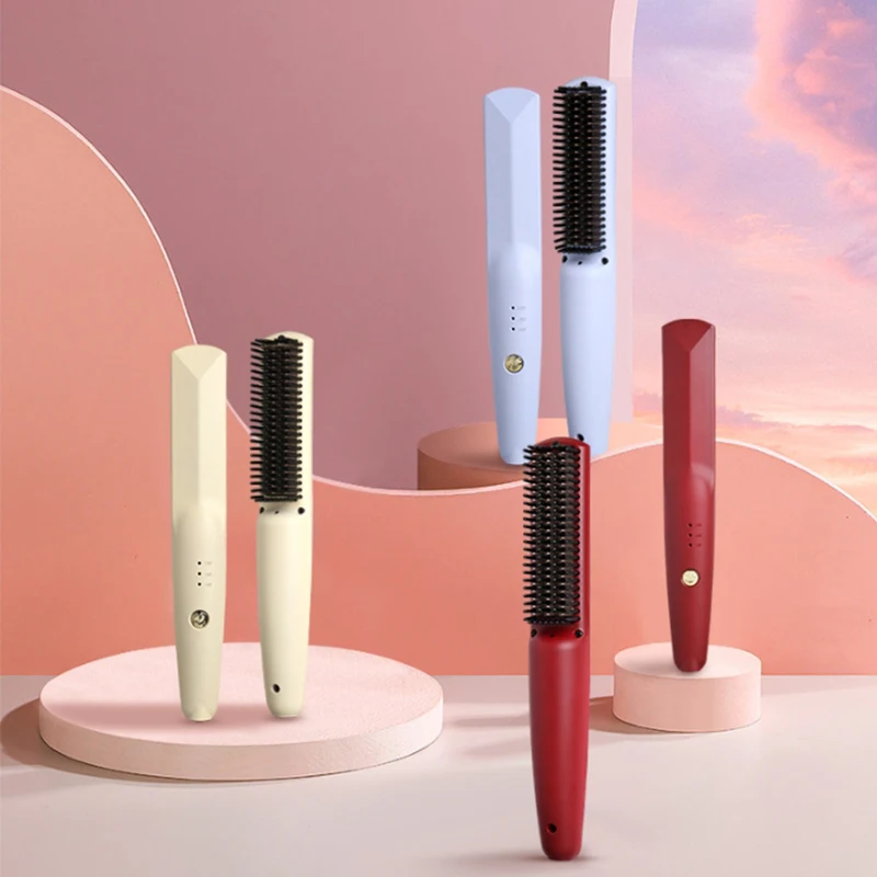 

Curling Iron Hair Straightener Large Wave Curler 3 In 1 Fully Automatic Curler Electric Rotating Curling Wand Hair Styling Tools