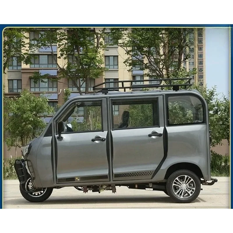 Fully enclosed fuel positive three-wheeled motorcycles can be licensed for elderly and disabled passengers and goods
