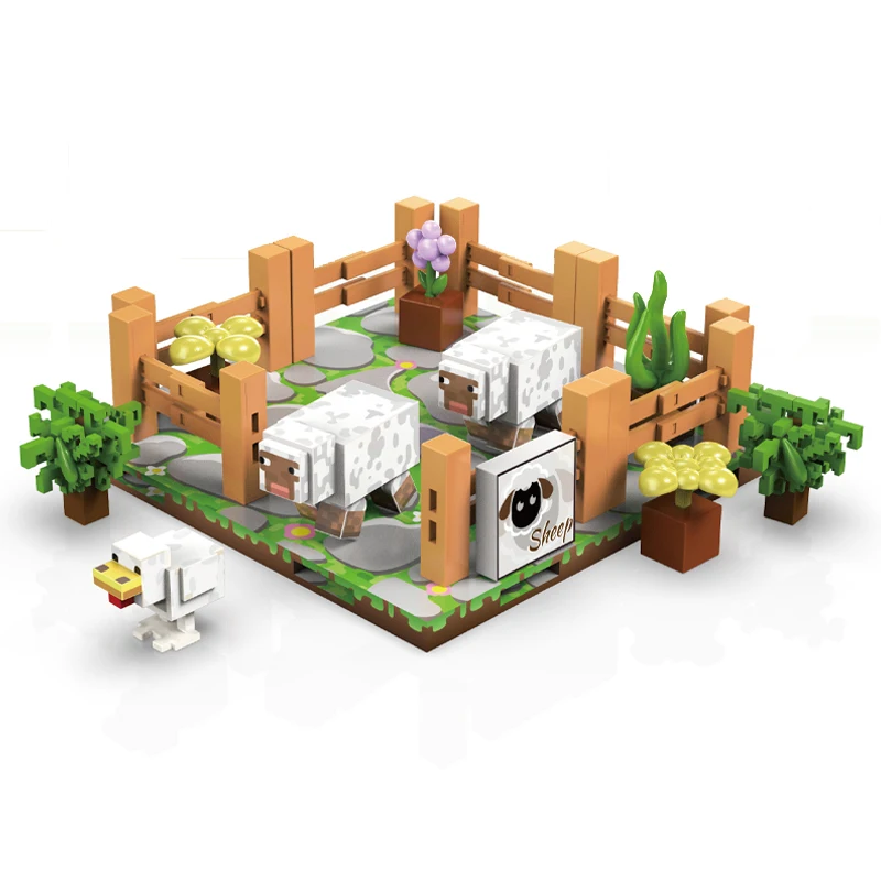 ألعاب الجذعية حديقة الحيوان الألغام العالم المغناطيس مكعب بناء مجموعات اللبنات المغناطيسية لتقوم بها بنفسك اللعب عيد ميلاد الهدايا الإبداعية للأطفال الأطفال