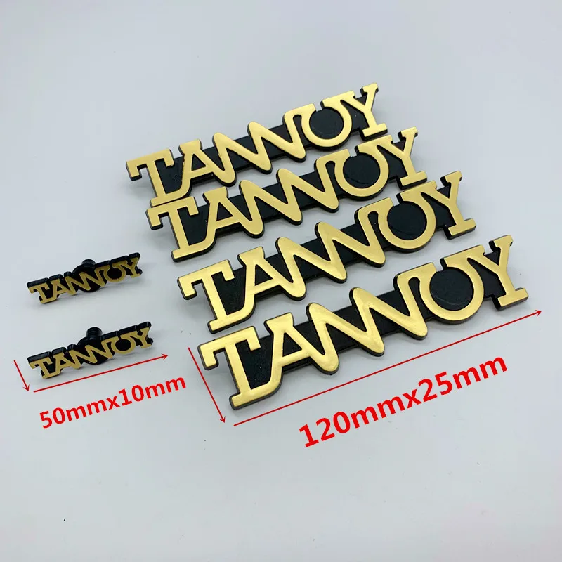 1pcs 5pcs TANNOY  Plastic Trademark Brand Signage Sign LOGO Nameplate For Audio Amplifier Speaker Loudspeaker Horn for TANNOY