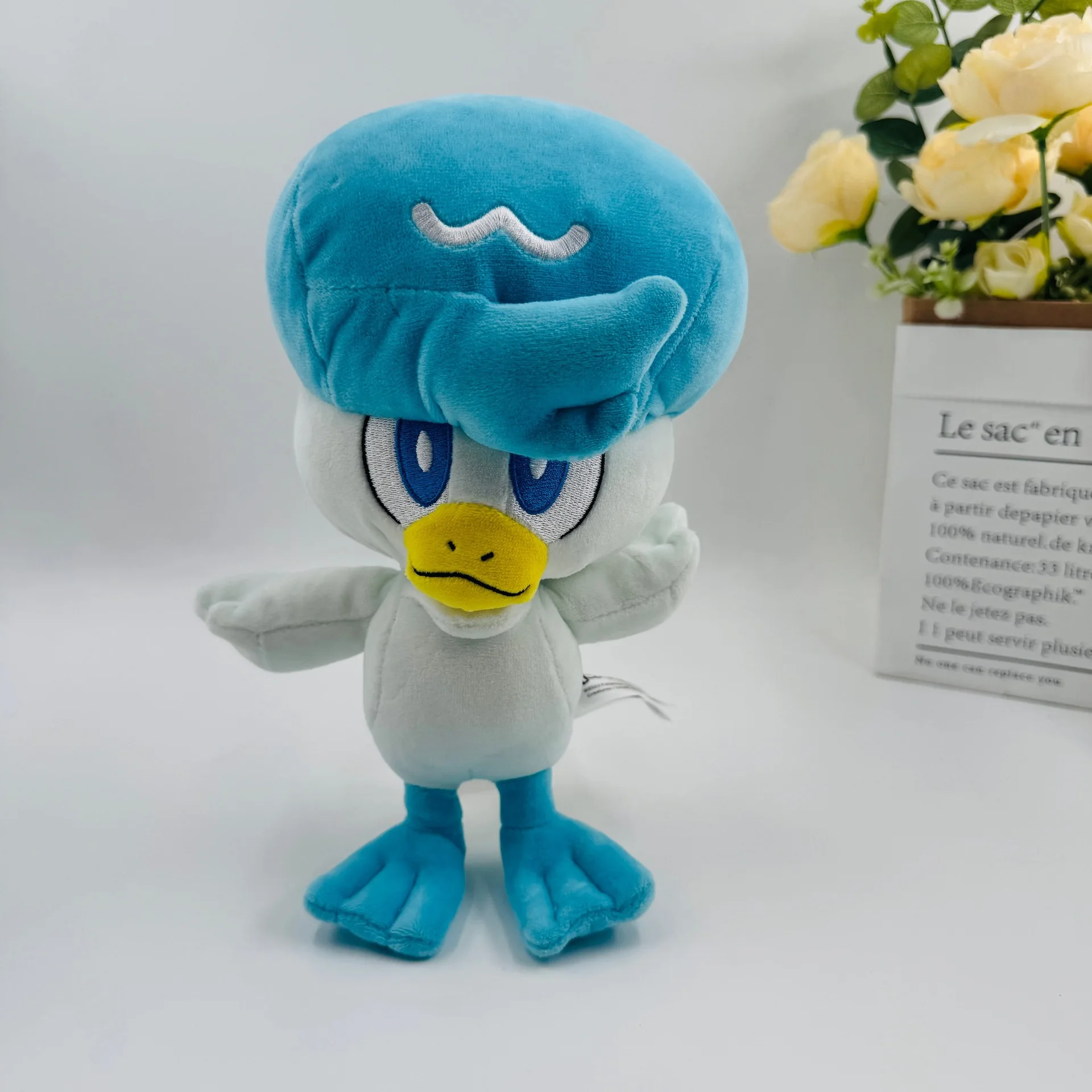 

Супер милая оригинальная вода Pokémon — тип Quaxly Plush! Идеально подходит в качестве подарка и подарка на день рождения для детей