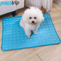 Summer Pet Cooling Mat Breathable Ice Blanket for Dogs Cats Pets Sleep Cold Bed Washable Ice Silk Pads Cushion Pet Accessories