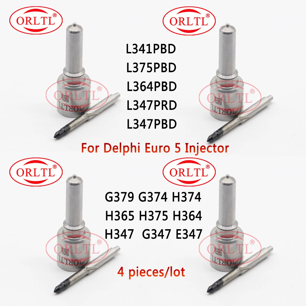 

L341PBD G379 G374 H374 H365 H375 L375PBD H364 L364PBD H347 L347PRD G347 E347 L347PBD Fuel Nozzle For Delphi Euro 5 Injector