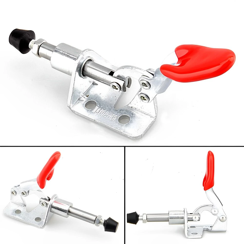 1/2/3/4PCS 50Kg Pull Action pionowy zacisk przegubowy z pcv z tworzywa sztucznego uchwytem do ręcznego narzędzia GH-301AM zaciski — zdjęcie 6