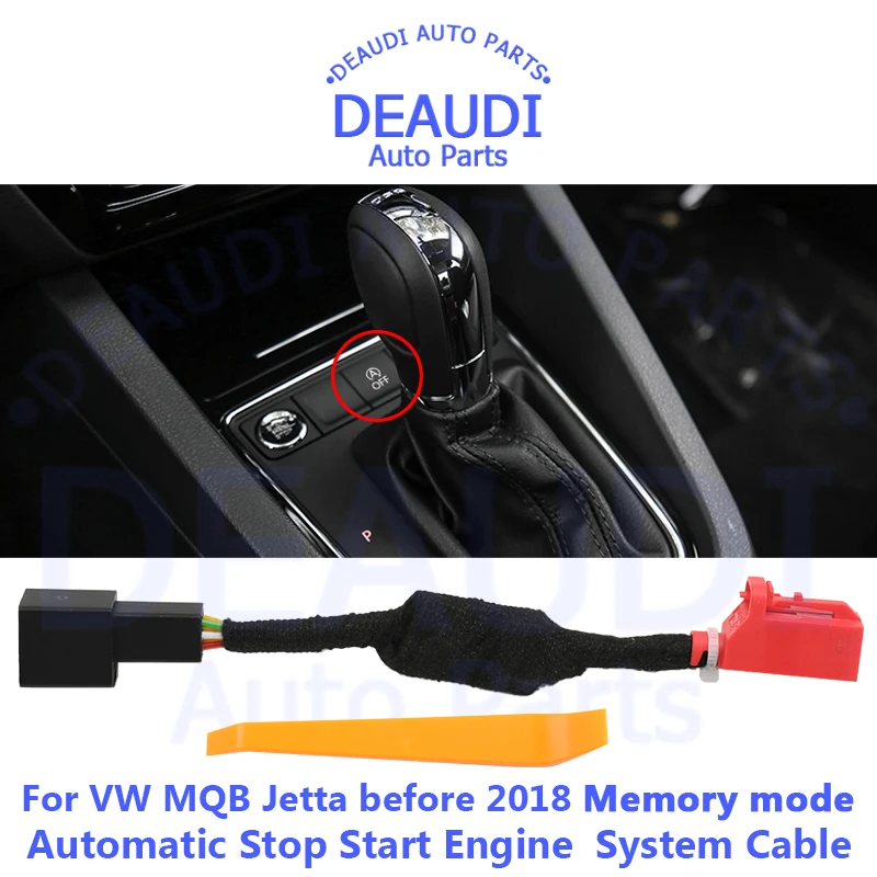 

Auto Stop Start Engine System Off Device Control Sensor Plug Cancel 6 Pin Cable for VW MQB Jetta before 2018 Memory Mode