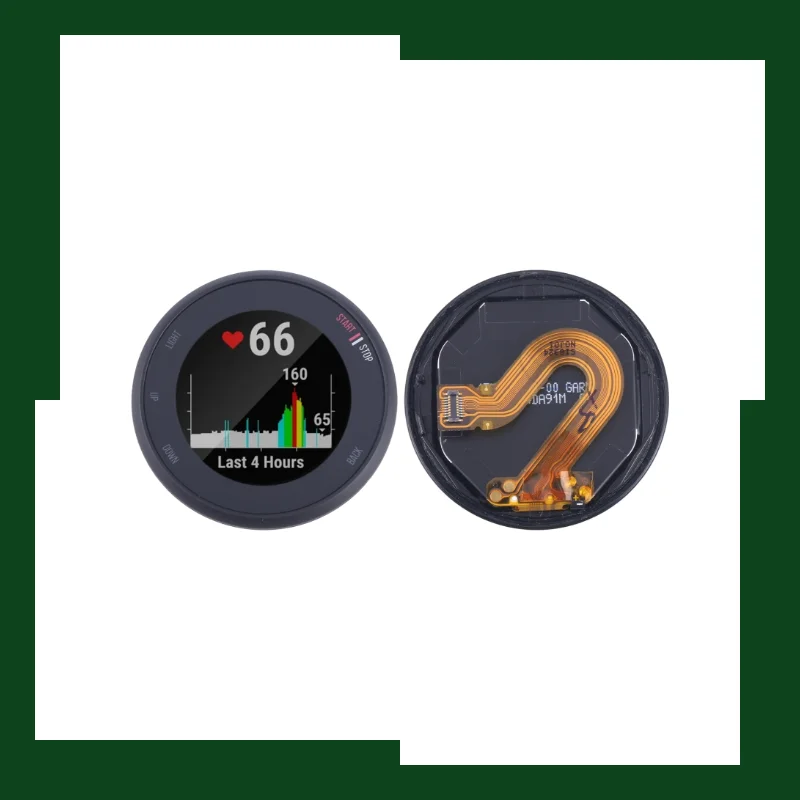 39 mm For Garmin Forerunner 45S Lcd screen with glass display compelet panel GPS smart watch repair replacement