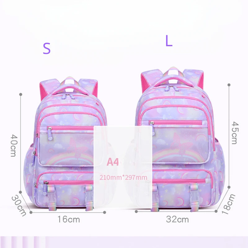 Kids Elementary Middle High School Bag Orthopedic College Backpacks  Travel Back Pack Large Bookbags for Teens Girls Students